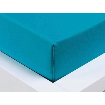 XPOSE jersey prostěradlo Exclusive tyrkysové 80x160