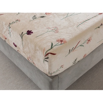 Xpose Mikroplyš prostěradlo DIVOKÉ MÁKY Exclusive 90x200