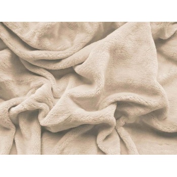 Xpose Mikroplyš prostěradlo Exclusive bílá káva 160x200