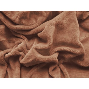 XPOSE Mikroplyš prostěradlo Exclusive hnědé 160x200