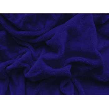 XPOSE Mikroplyš prostěradlo Exclusive tmavě modré 160x200