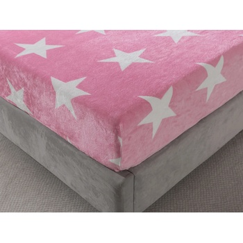 Xpose Mikroplyš prostěradlo Lýdie Exclusive růžové 90x200