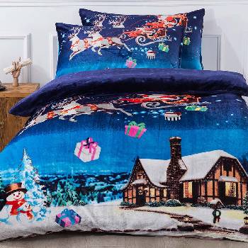 Xpose povlečení mikroplyš VÁNOCE 2 140x200 70x90