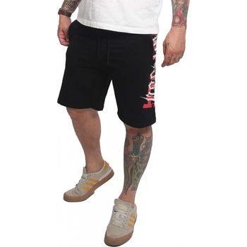 Yakuza kraťasy Game Over pánské kraťasy Teplákové Černé SSB26044BLK