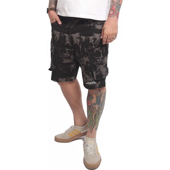 Yakuza Rockstarz pánské kraťasy Černé CSB25047BLK