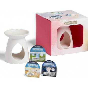 Yankee Candle aroma lampa + 3 ks vosk + 1 ks čaj
