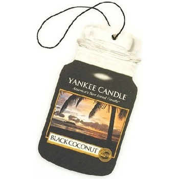Yankee Candle Black Coconut papírová visačka