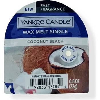 Yankee Candle Coconut Beach vonný vosk do aromalampy 22 g