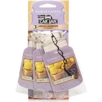 Yankee Candle Lemon Lavender papírová visačka
