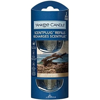Yankee Candle náplň pro vůni do elektrické zásuvky Amber & Sandalwood 2 x 18,5 ml