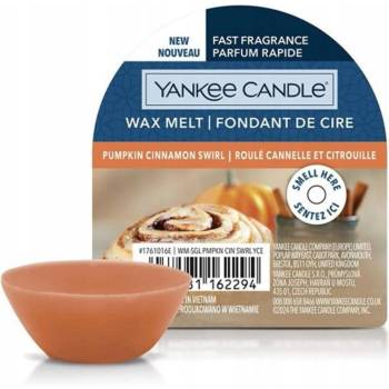 Yankee Candle Pumkin Cinnamon Swirl vonný vosk do aromalampy 22 g