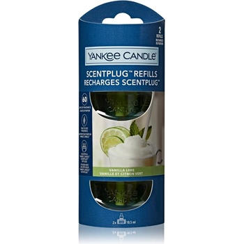Yankee Candle VANILLA LIME náplň pro vůně do elektrické zásuvky, 2 x 18,5 ml