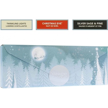 Yankee Candle Vánoční dárková sada vosků 3 ks
