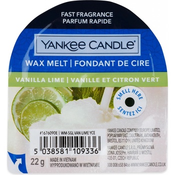 Yankee Candle vonný vosk Vanilla Lime Vanilka s limetkou 22 g