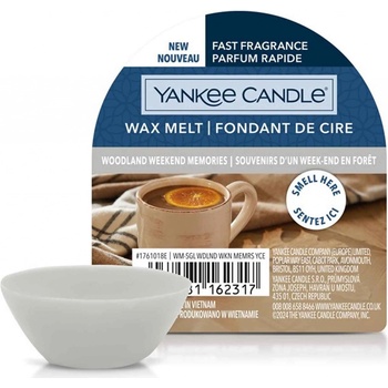 Yankee Candle Woodland Weekend Memories vonný vosk do aromalampy 22 g