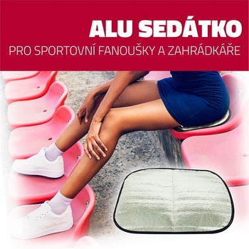 Yate Karimatkové sedátko ALU 40x30 cm - stříbrná