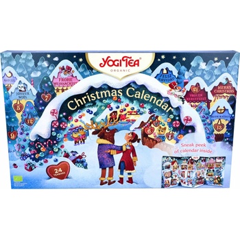 Yogi Tea Bio adventní čaj kalendář 24 vánočních čajů 46,1 g
