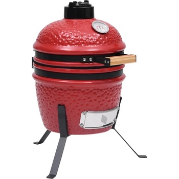 zahrada-XL 2 v 1 Kamado keramický 56 cm červený