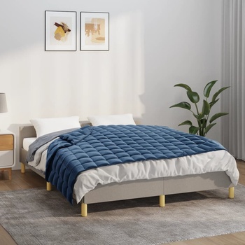 zahrada-XL Zátěžová deka modrá 11 kg textil 150x200