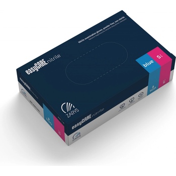 Zarys Easycare Nitrilové jednorázové nepudrované modré 100 ks