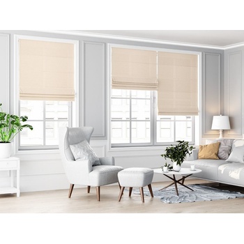 Zebra-shop římská roleta OP1883 BÉŽOVÁ 110 x 150 CM vpravo