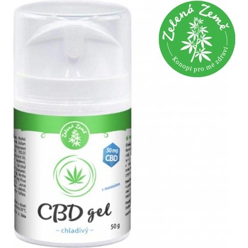 Zelená Země CBD chladivý gel 50 g