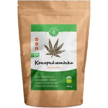 ZELENÁ ZEMĚ Konopné semínko neloupané BIO 500 g