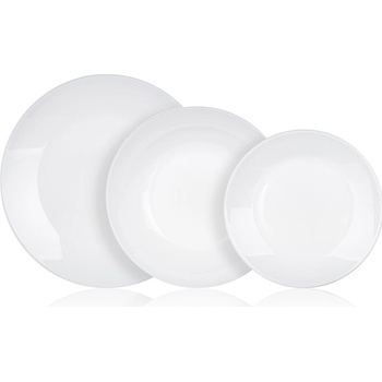 Zelie Sada jídelní skleněná 18 dílná