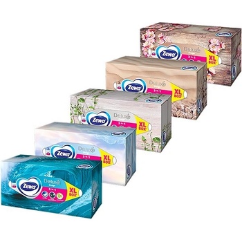 Zewa Deluxe Design papírové kapesníčky 3-vrstvé 150 ks