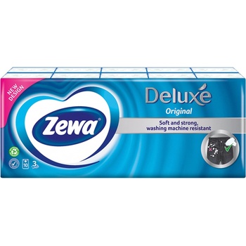Zewa deluxe papírové kapesníčky 3-vrstvé 10 x 10 ks