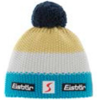 zimní čepice EISBÄR Star Pompon MÜ SP kids Banana/white/blue