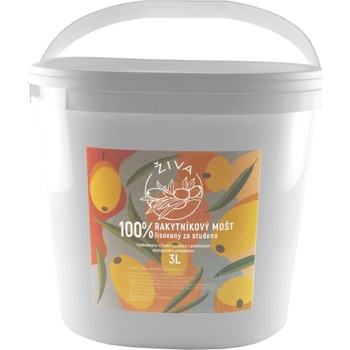 ŽIVA rakytník Rakytníková šťáva mražená 100% 3 l