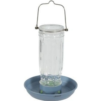 Zolux Krmítko venkovní GLASS sklo modrá