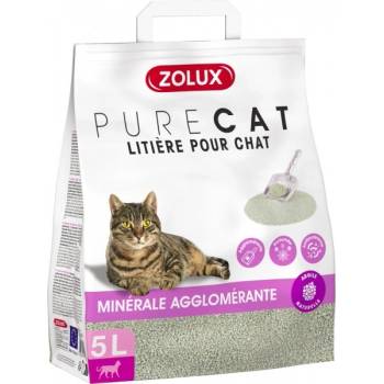 Zolux Podestýlka PURECAT mineral light clumping 5 l