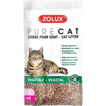 Zolux Purecat natural absorb. rostlinná 30 l