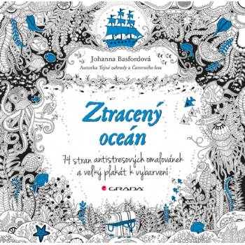 Ztracený oceán antistresové omalovánky Basfordová Johanna