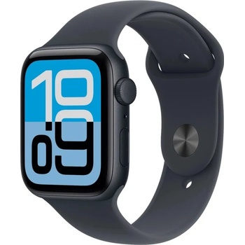 Apple Watch SE 3 (2025) 44mm Temně inkoustový hliník s inkoustovým sportovním řemínkem M/L MEHQ4MP/A