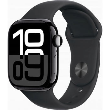 Apple Watch Series 10 GPS + Cellular 46mm Jet Aluminium Case | Sport Band - M/L MWY43ET/A