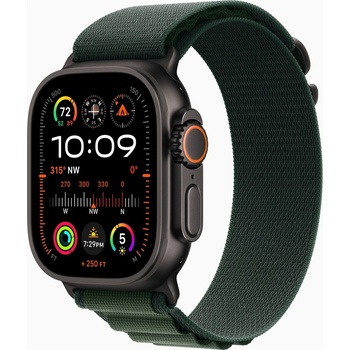 Apple Watch Ultra 2 49mm černý titan s tmavě zeleným alpským tahem M MX4R3CS/A