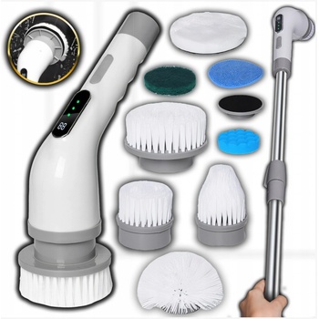 Cleamzy Elektrický rotační kartáč na čištění BEZDRÁTOVÝ MOP 9v1