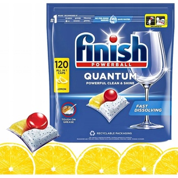 Finish Quantum kapsle do myčky Lemon 120 ks