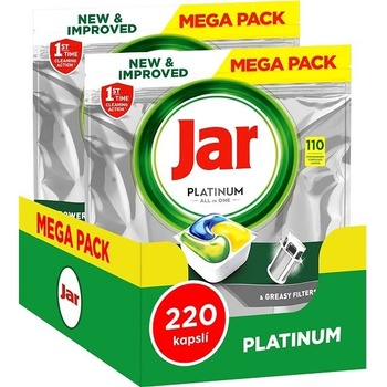 Jar Platinum Lemon kapsle do myčky 220 ks