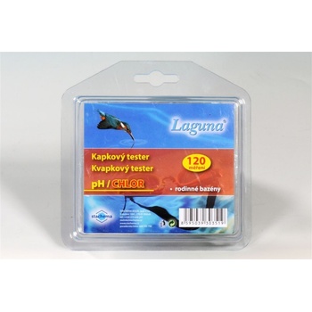 Laguna kapkový tester pH/chlor 120 ks