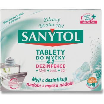 Sanytol 4v1 tablety do myčky nádobí 40 ks