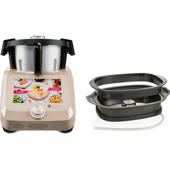 SilverCrest Monsieur Cuisine Smart Champagner SKMS 1200 B1 s parním odšťavňovačem SDMC 4 A1