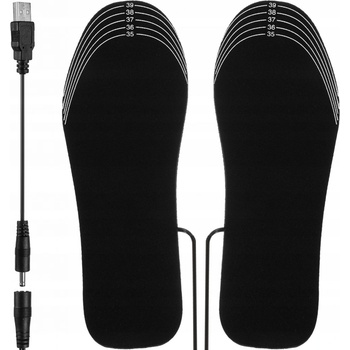 Trizand 19702 Elektricky vyhřívané vložky do bot USB černé