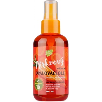 Vivaco 100% přírodní mrkvový opalovací olej SPF15 150 ml
