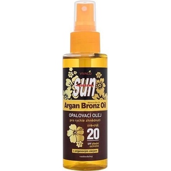 Vivaco Sun opalovací olej s Bio-arganovým olejem SPF20 100 ml