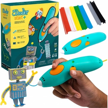3Doodler 3D Pero Start+ a 72 náplní + 12 šablon