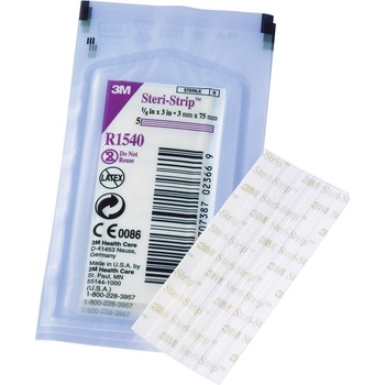 3M Náplasťové stehy 3 x 75 mm 5 stehů